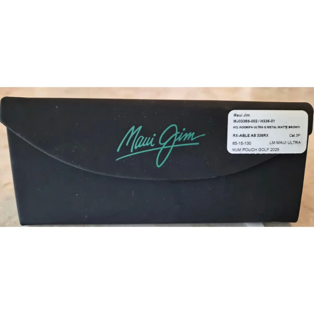 Maui Jim Ho'okipa Ultra G MU Sunglasses Matte Brn HCL Bronze Masters MJ0336S-002